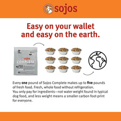 Sojos : ingrédients avec glucosamine et chondroïtine.