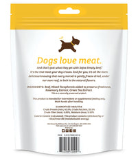 SOJOS Simply Beef, snack d'entraînement pour chiens, croquants et savoureux.