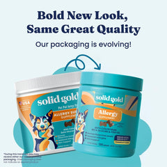 Solid Gold gros-plan friables-saveur-bacon, appétence et douceur pour chien.