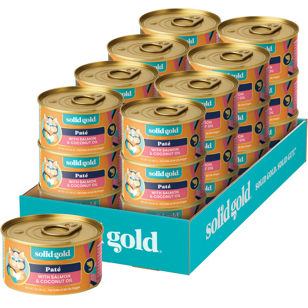 Solid Gold saumon-reel-dans-pate-chat : favorise muscles et énergie.