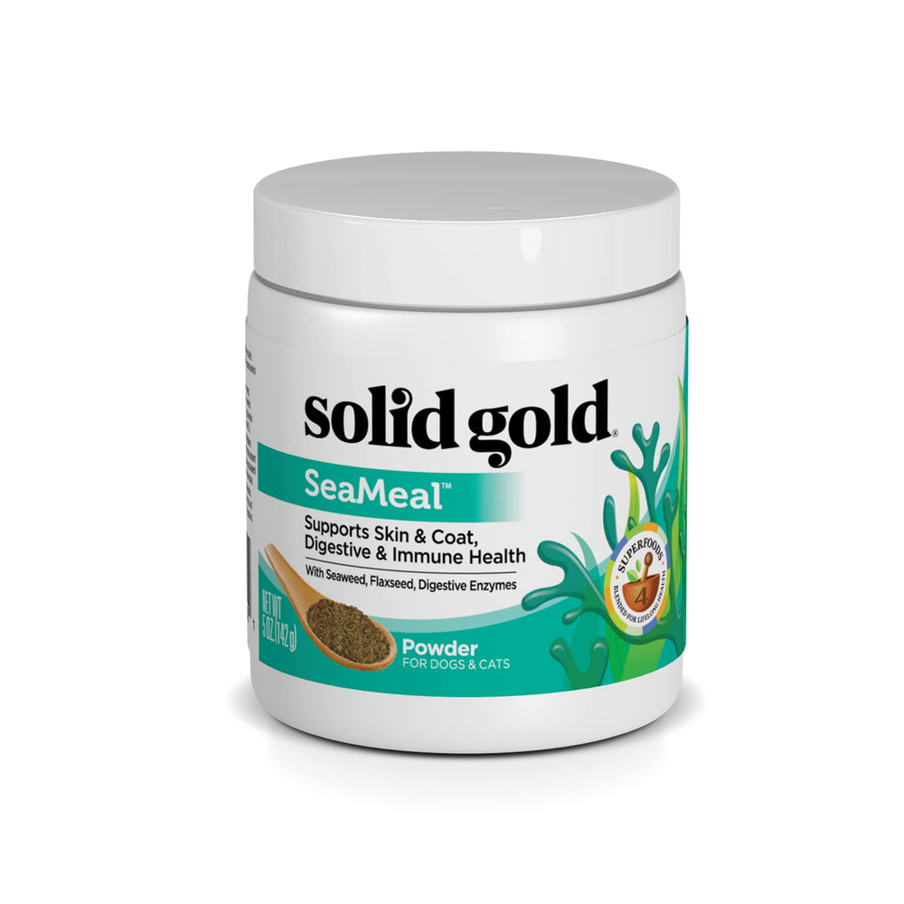 Solid Gold SeaMeal pot-poudre-quotidienne soutient peau et pelage