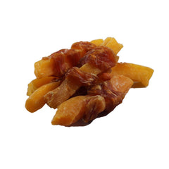 Solimo friandises patate douce poulet en morceaux pour récompense.