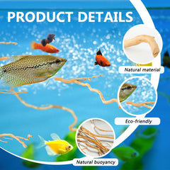 Solsew bois flotté, décor durable pour terrarium et espace aquatique