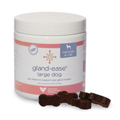 Friandises Gland-Ease pour grand chien; récompense savoureuse soutenant l'équilibre intestinal.