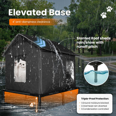 Base surélevée Solvify pour rester au sec et à l’abri.