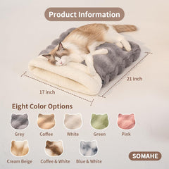 SOMAHE douceur double face peluche et Sherpa, confort enveloppant.