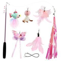 SONGWAY baguette chat tige rétractable pour stimulation ludique