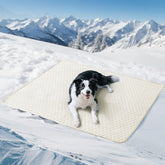 Soulbond Tapis Refroidissant Extragrand blanc perle surface fraîche et confortable.