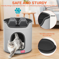 SOVPAIT jouets inclus, balle-clochette avec catnip, stimulation ludique