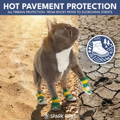 Guide des tailles Spark Paws pour un ajustement parfait.