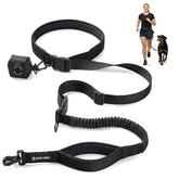 Spark Paws Laisse mains libres lors de la course, contrôle pratique et fluide.