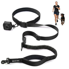 Spark Paws Laisse mains libres lors de la course, contrôle pratique et fluide.