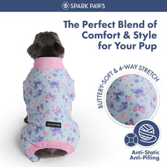 Spark Paws pyjama chien – intérieur fleece doux pour un effet cocooning rassurant.
