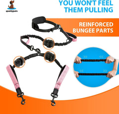 SparklyPets Poignées rembourrées quatre fois pour un meilleur contrôle.