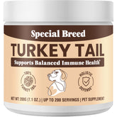Special Breed champignon queue-dinde poudre bocal – soutien immunitaire potentiel chez chiens et chats