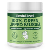 Special Breed emballage pratique de la poudre moules vertes pour chiens et chats.