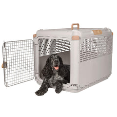 SportPet Designs: boîte de transport pliable pour animal, pratique et rapide à ranger.