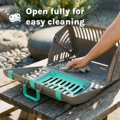 Ventilation par fentes arrondies offrant confort et visibilité au chat