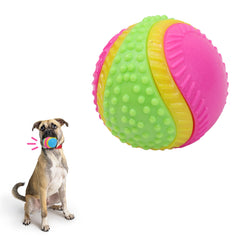 SPOT balle sensorielle avec cloche et sifflet, stimule l'audition du chien.