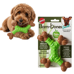 SPOT Bam-Bones X-Bone, vue générale, mastication durable pour chiens légers et chiots