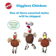 Jouet SPOT poulet avec corde et pattes pour tirage