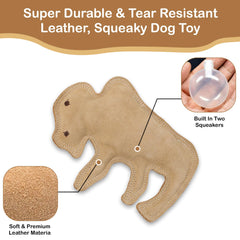 SPOT jouet Buffalo en tissu jute, texture naturelle et stimulante