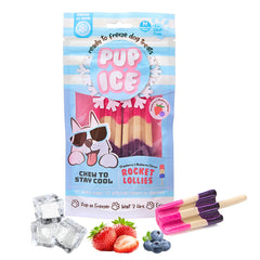SPOT Pup Ice emballage: friandises glacées faciles à stocker pour chiens.