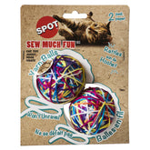SPOT Sew Much Fun balle laine chat, texture attrayante pour jouer et griffer.