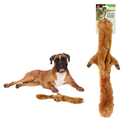 SPOT Skinneeez Écureuil 23 pouces, jouet durable pour chiens moyens et grands.