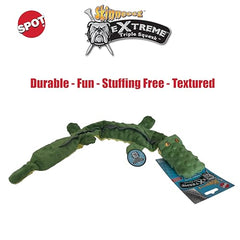 SPOT Skinneeez Extreme Crocodile, mesh renforce visible sous peluche