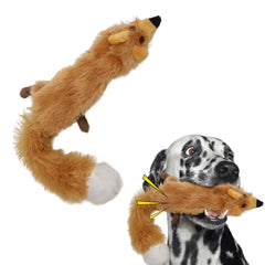 SPOT Skinneeez Renard 23 pouces, jouet réaliste sans bourrage pour chien moyen et large.