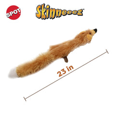SPOT Skinneeez Renard avec sifflet dans la tête, attirant l attention du chien.