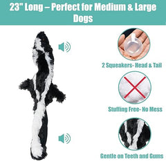 SPOT Skinneeez Skunk, peluche douce et non toxique pour mâchouilles sûres