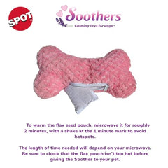 SPOT Soothers compartiment zippé pour le sifflet et la poche chauffante.