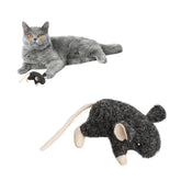 SPOT Fuzzy Mouse Freddie est une souris peluche réaliste pour stimuler le jeu et la chasse.