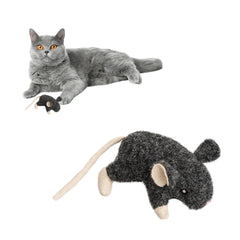 SPOT Fuzzy Mouse Freddie est une souris peluche réaliste pour stimuler le jeu et la chasse.