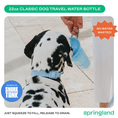 Valve étanche de la gourde Springer pour chien, anti-fuite.