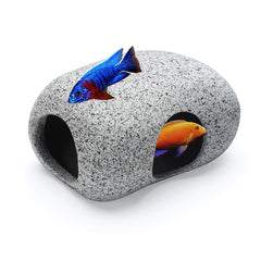 SpringSmart rocher-cache-poisson-petit, refuge sûr pour Betta et petits poissons.