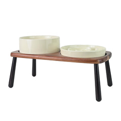 SPUNKYJUNKY bol ceramique eleve 8-3 pouces, repas confortables pour chien.