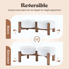 SPUNKYJUNKY support avec hauteur reglable, adaptable au confort de l’animal.