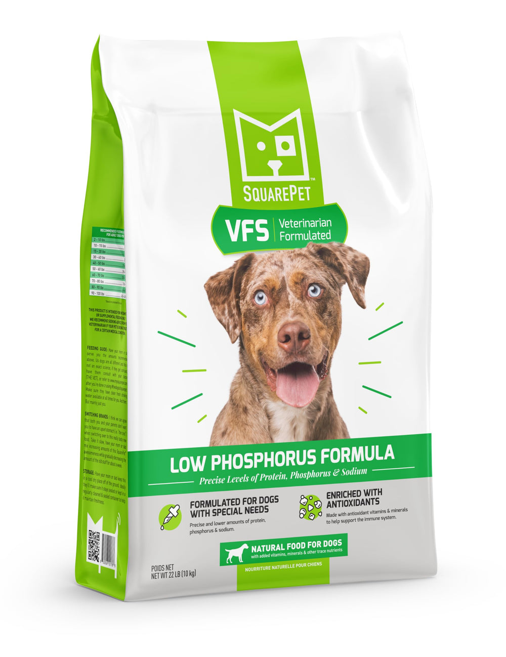 SquarePet VFS croquettes: dinde et œufs entiers, soutien de la nutrition quotidienne équilibrée