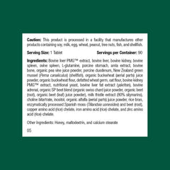 Standard Process Feline Hepatic Support, emballage du produit, préparation pratique pour le bien-être félin