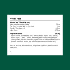 Standard Process immunité canine – doseur visible pour doser facilement la poudre.