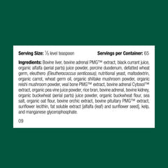 Standard Process Inc. – doseur 1/8 et 1/2 inclus pour dosage précis selon la taille du chien.