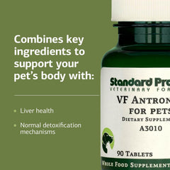 Antronex pour animaux – soutien immunitaire lié à un foie sain.