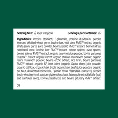 Standard Process Soutien entérique canin, doseur 1/8 cuillère pour dosage précis.