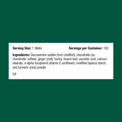 Flacon Standard Process Soutien Flex Canin, gaufrettes pratiques.