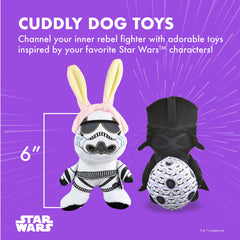 Peluche Darth Vader STAR WARS de 15 cm amusante avec œuf de Pâques