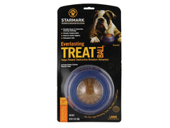 Boule Starmark Friandises Éternelles Grande prête à jouer et stimuler l’esprit du chien.