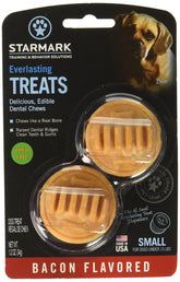 Starmark Everlasting Bacon bouchées dentaires pour chien dans un emballage pratique.
